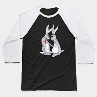 Hares in Love Baseball T-Shirt